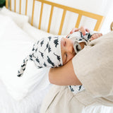 Newborn Knotted Gown - Wild