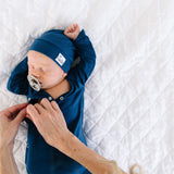 Newborn Knotted Gown - River