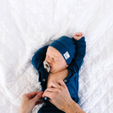 Newborn Knotted Gown - River