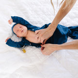 Newborn Knotted Gown - River