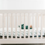 Premium Knit Fitted Crib Sheet - Fern