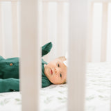 Premium Knit Fitted Crib Sheet - Fern