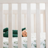 Premium Knit Fitted Crib Sheet - Fern