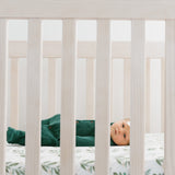 Premium Knit Fitted Crib Sheet - Fern