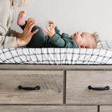 Premium Knit Diaper Changing Pad Cover - Ledger