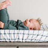Premium Knit Diaper Changing Pad Cover - Ledger