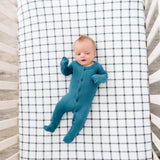 Premium Knit Fitted Crib Sheet - Ledger