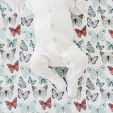 Premium Knit Fitted Crib Sheet - Dot