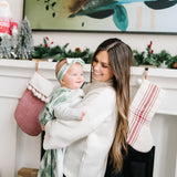 Knit Swaddle Blanket - Pine