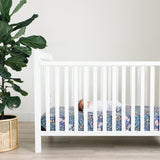 Premium Knit Fitted Crib Sheet - Meadow