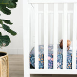 Premium Knit Fitted Crib Sheet - Meadow
