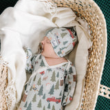 Newborn Knotted Gown - Kringle