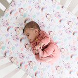 Premium Knit Fitted Crib Sheet - Enchanted