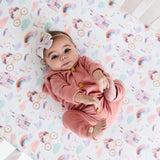 Premium Knit Fitted Crib Sheet - Enchanted