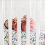 Premium Knit Fitted Crib Sheet - Olive