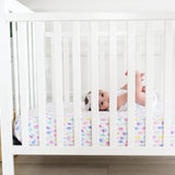 Premium Knit Fitted Crib Sheet - Summer