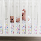 Premium Knit Fitted Crib Sheet - Summer