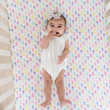 Premium Knit Fitted Crib Sheet - Summer