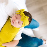 Knit Headband Bow - Squirt