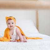 Knit Headband Bow - Solar