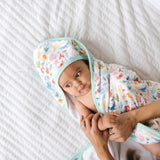 Premium Baby Knit Hooded Towel - Nautical