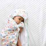 Premium Baby Knit Hooded Towel - Nautical