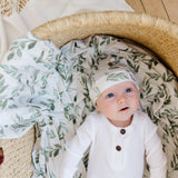 Top Knot Hat - Fern