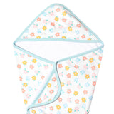 Premium Baby Knit Hooded Towel - Daisy