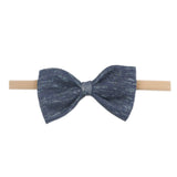 Bowtie Baby Bow - Denim