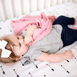 Knit Swaddle Blanket - Darling Set of 2 - Copper Pearl - 3