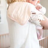 Premium Burp Cloths - Blush