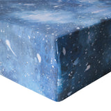 Premium Knit Fitted Crib Sheet - Galaxy