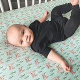 Premium Knit Fitted Crib Sheet - Cusco