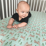 Premium Knit Fitted Crib Sheet - Cusco