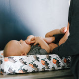 Premium Knit Diaper Changing Pad Cover - Bison