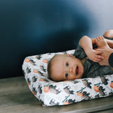Premium Knit Diaper Changing Pad Cover - Bison