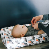 Premium Knit Diaper Changing Pad Cover - Bison