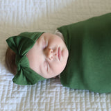 Knit Headband Bow - Alder