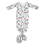 Newborn Knotted Gown - Kringle