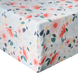 Premium Knit Fitted Crib Sheet - Leilani