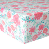 Premium Knit Fitted Crib Sheet - June