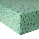 Premium Knit Fitted Crib Sheet - Poe
