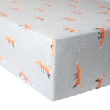 Premium Knit Fitted Crib Sheet - Copper