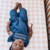 Premium Knit Fitted Crib Sheet - London
