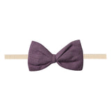Bowtie Baby Bow - Plum