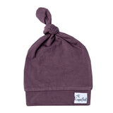 Top Knot Hat - Plum