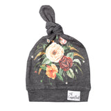 Top Knot Hat - Raven