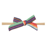 Ribbon Baby Bow - Serape