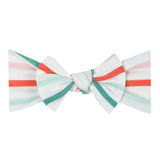 Knit Headband Bow - Tinsel