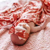 Knit Headband Bow - Crush